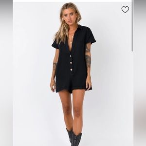 Princess Polly Black Romper